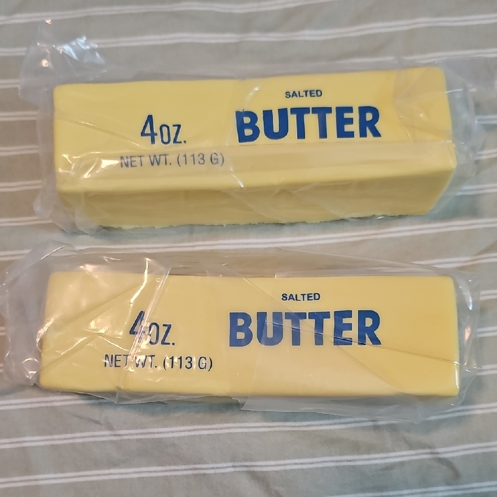 Salted Butter Stick Pack - Yellow with Blue Text